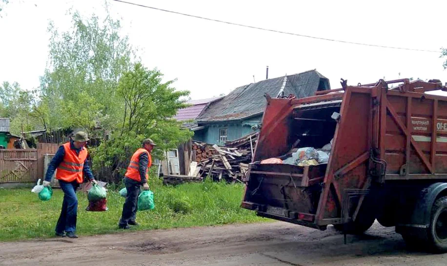 Вывоз мусора из частного дома в Холмске в октябре